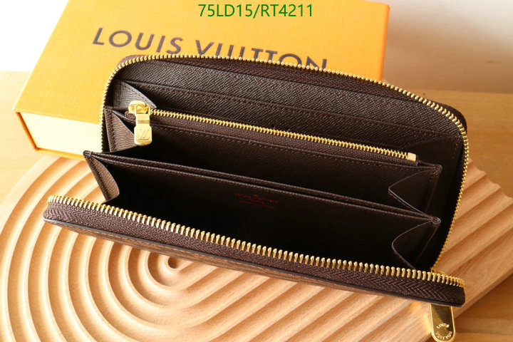 LV Bag-(Mirror)-Wallet- Code: RT4211 $: 75USD