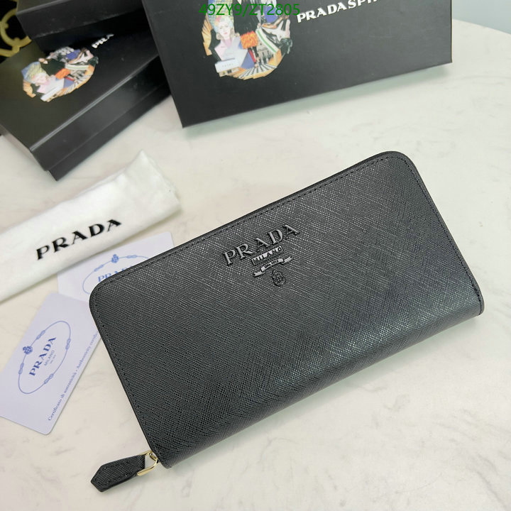 Prada Bag-(4A)-Wallet- Code: ZT2805 $: 49USD