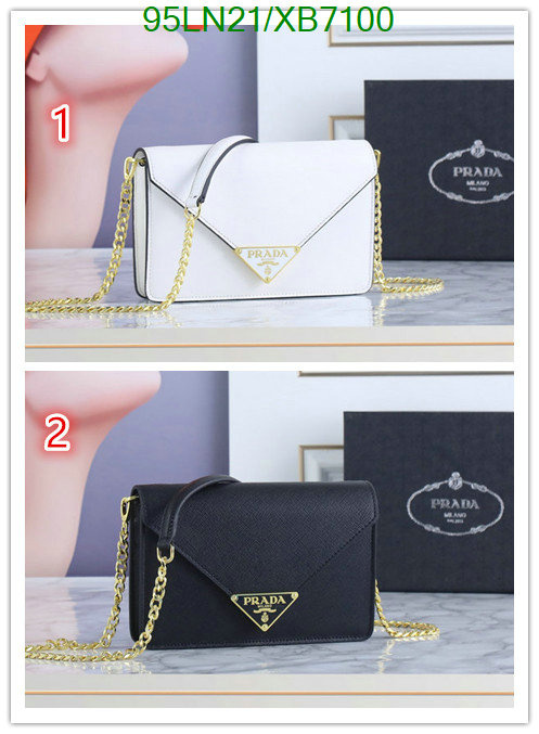 Prada Bag-(4A)-Diagonal- Code: XB7100 $: 95USD