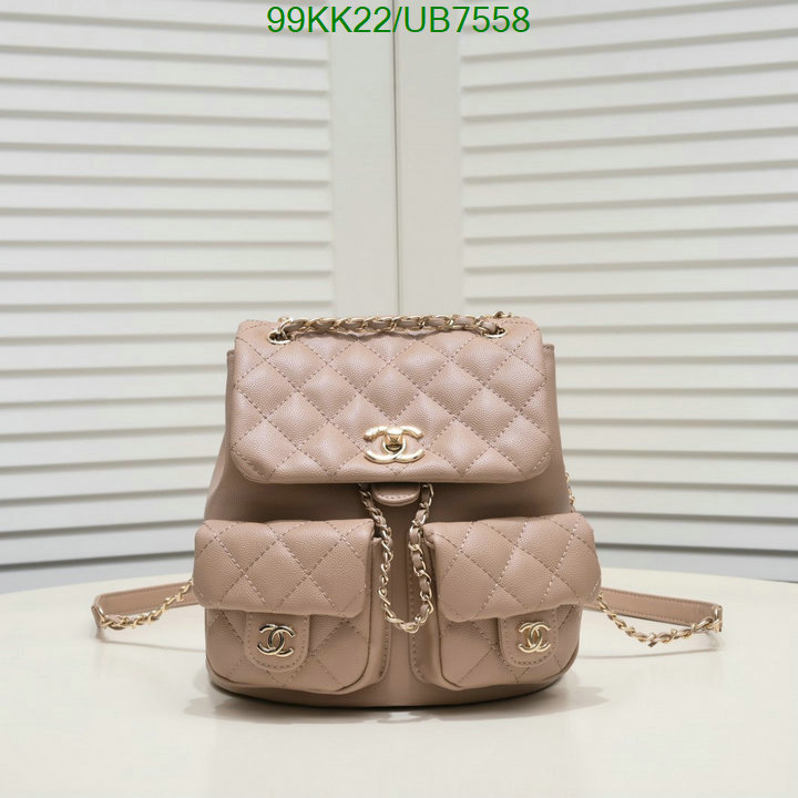 Chanel Bag-(4A)-Backpack- Code: UB7558 $: 99USD