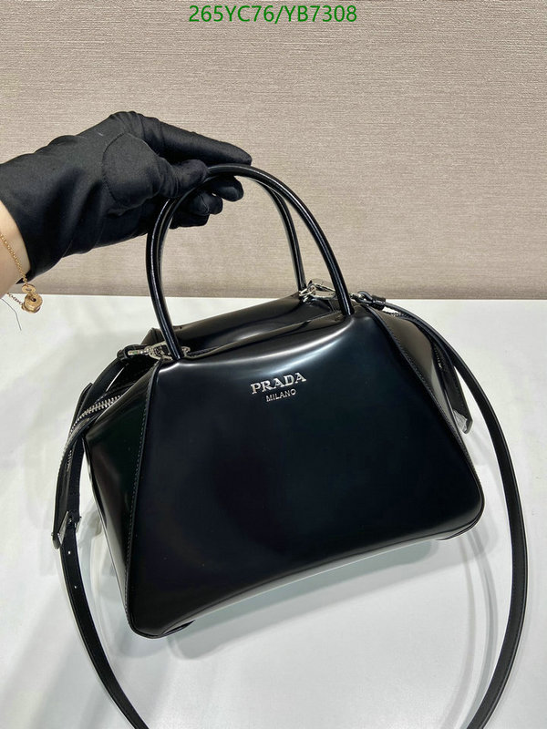 Prada Bag-(Mirror)-Handbag- Code: YB7308 $: 265USD