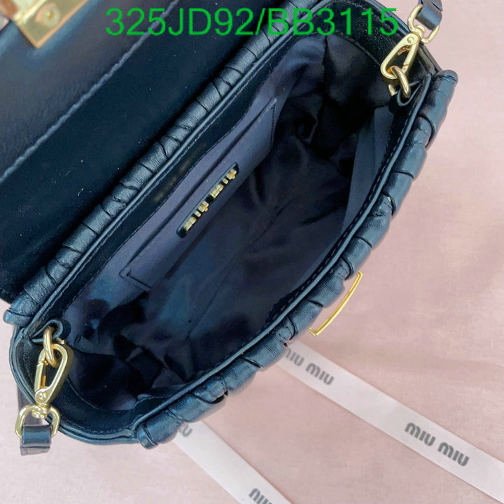 Miu Miu Bag-(Mirror)-Diagonal- Code: BB3115 $: 325USD