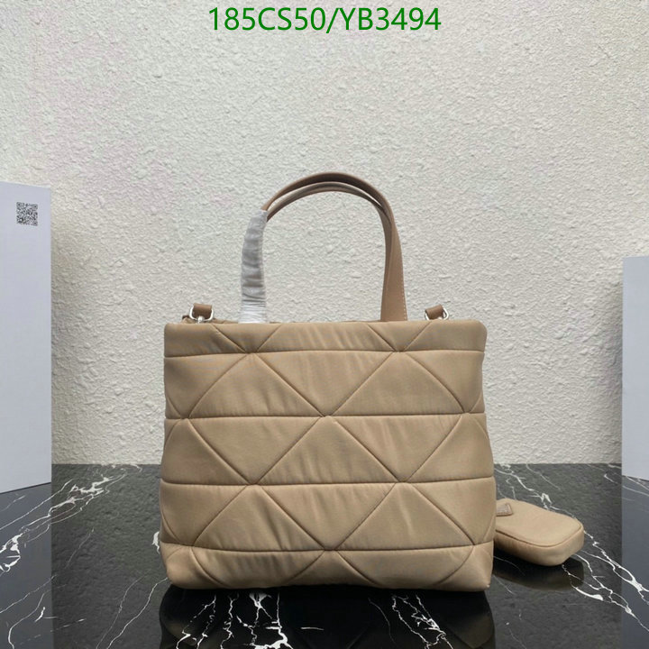 Prada Bag-(Mirror)-Handbag- Code: YB3494 $: 185USD