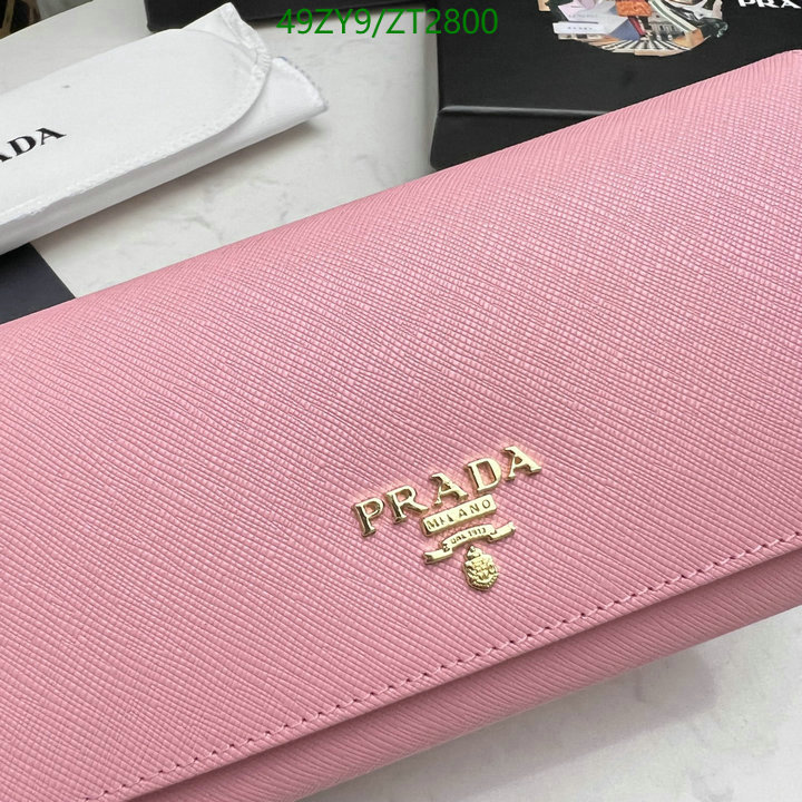 Prada Bag-(4A)-Wallet- Code: ZT2800 $: 49USD