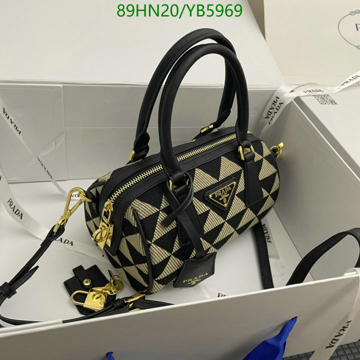 Prada Bag-(4A)-Handbag- Code: YB5969 $: 89USD