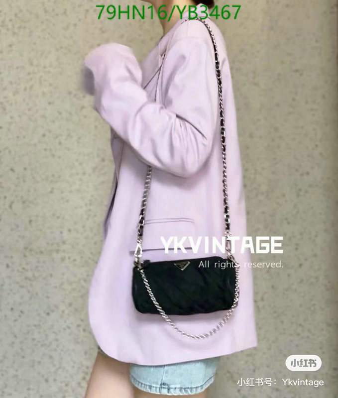 Prada Bag-(4A)-Diagonal- Code: YB3467 $: 79USD