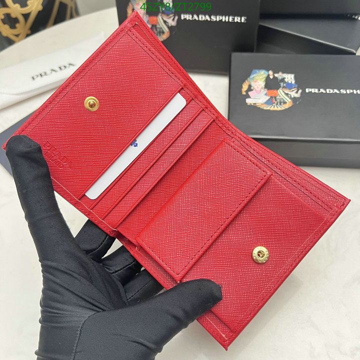 Prada Bag-(4A)-Wallet- Code: ZT2799 $: 45USD