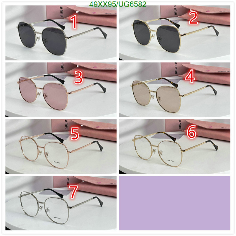 Glasses-MiuMiu Code: UG6582 $: 49USD