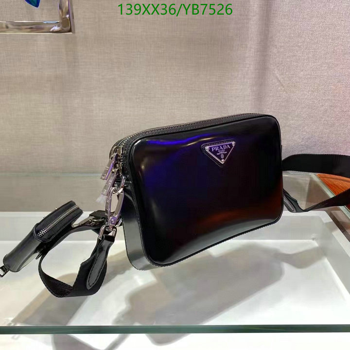 Prada Bag-(Mirror)-Diagonal- Code: YB7526 $: 139USD
