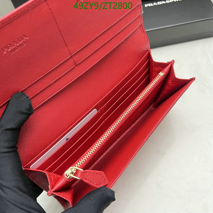 Prada Bag-(4A)-Wallet- Code: ZT2800 $: 49USD