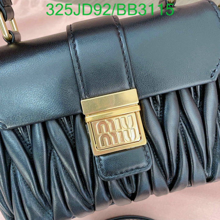 Miu Miu Bag-(Mirror)-Diagonal- Code: BB3115 $: 325USD