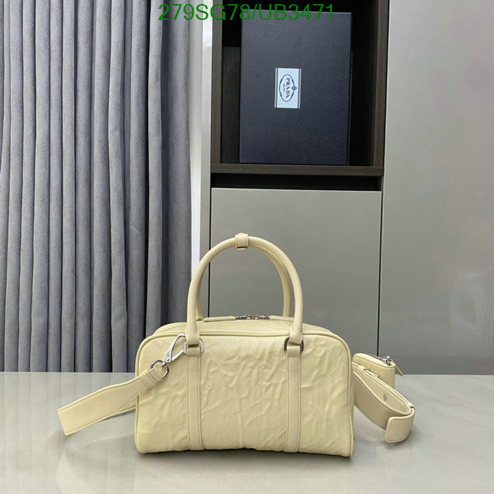 Prada Bag-(Mirror)-Handbag- Code: UB3471 $: 279USD