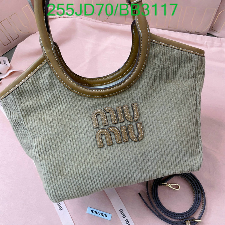 Miu Miu Bag-(Mirror)-Handbag- Code: BB4117 $: 255USD