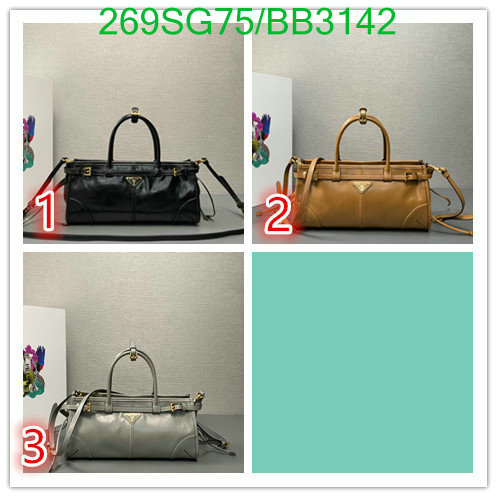 Prada Bag-(Mirror)-Handbag- Code: BB3142 $: 269USD