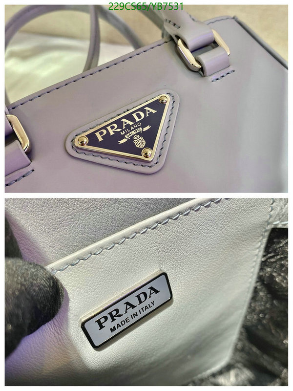 Prada Bag-(Mirror)-Diagonal- Code: YB7531 $: 229USD