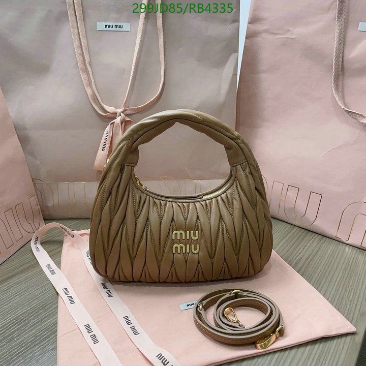 Miu Miu Bag-(Mirror)-Handbag- Code: RB4335 $: 299USD