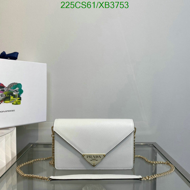 Prada Bag-(Mirror)-Diagonal- Code: XB3753 $: 225USD