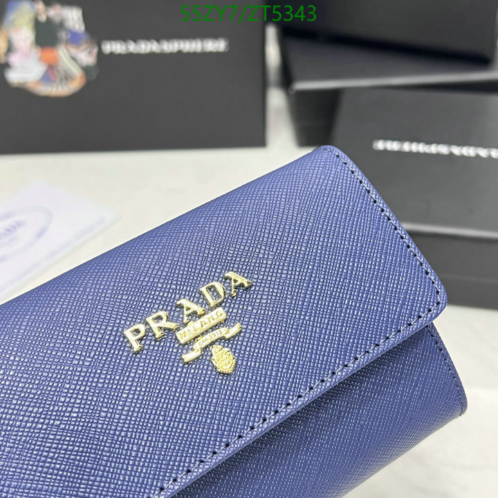 Prada Bag-(4A)-Wallet- Code: ZT5343 $: 55USD