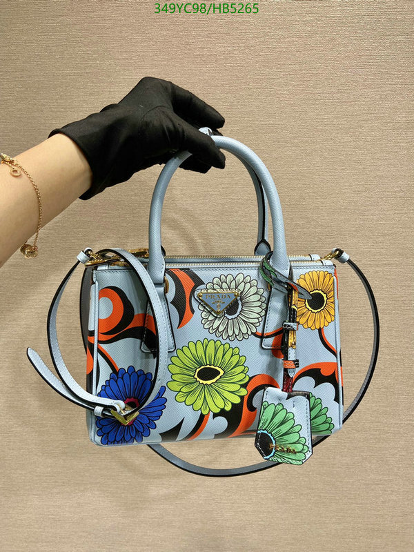 Prada Bag-(Mirror)-Handbag- Code: HB5265 $: 349USD