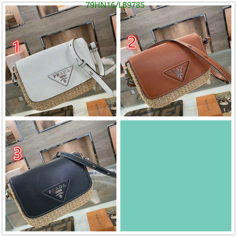 Prada Bag-(4A)-Diagonal- Code: HB9785 $: 79USD