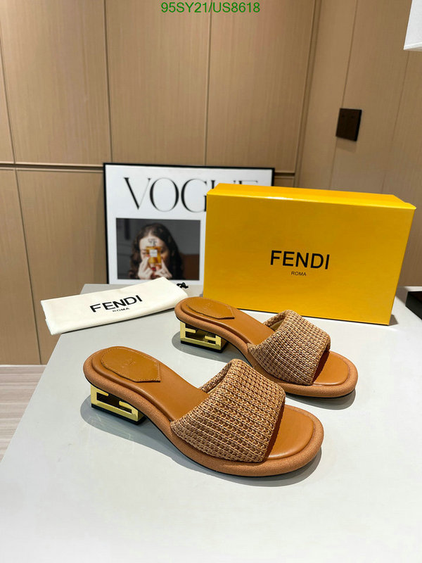 Women Shoes-Fendi Code: US8618 $: 95USD