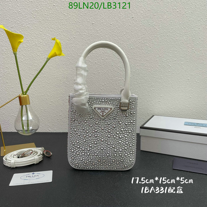 Prada Bag-(4A)-Diagonal- Code: LB3121 $: 89USD