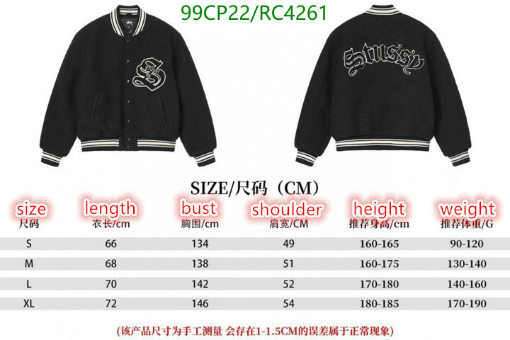 Clothing-Stussy Code: RC4261 $: 99USD