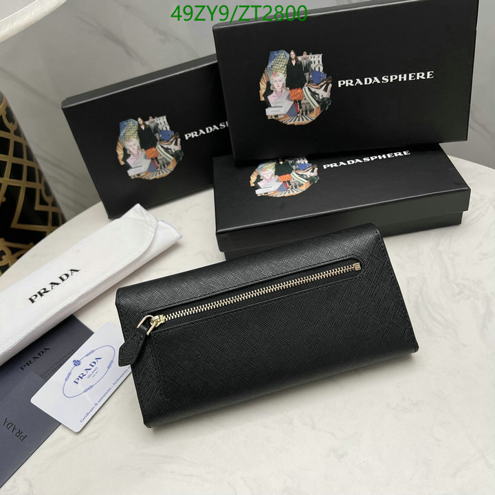 Prada Bag-(4A)-Wallet- Code: ZT2800 $: 49USD