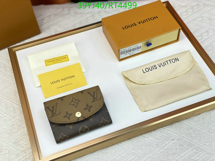 LV Bag-(4A)-Wallet- Code: RT4499 $: 39USD