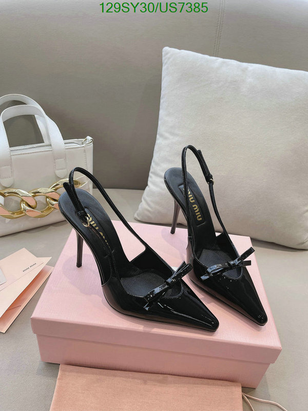 Women Shoes-Miu Miu Code: US7385 $: 129USD