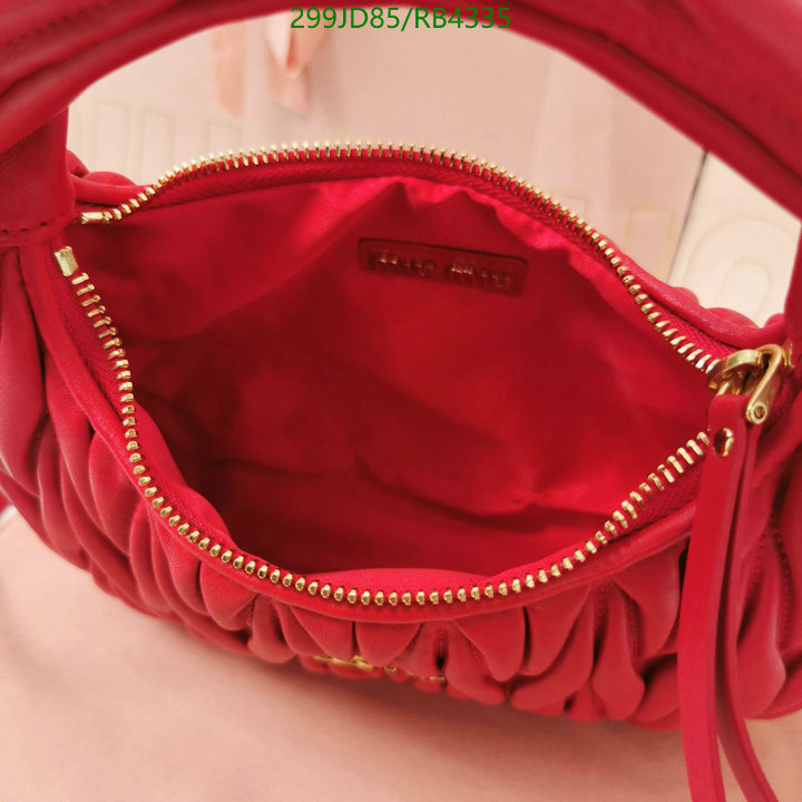 Miu Miu Bag-(Mirror)-Handbag- Code: RB4335 $: 299USD