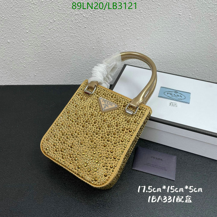 Prada Bag-(4A)-Diagonal- Code: LB3121 $: 89USD