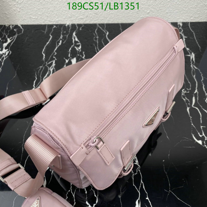 Prada Bag-(Mirror)-Diagonal- Code: LB1351 $: 189USD