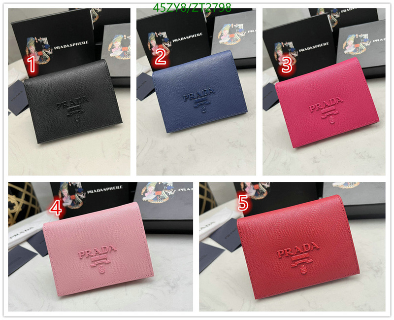 Prada Bag-(4A)-Wallet- Code: ZT2798 $: 45USD