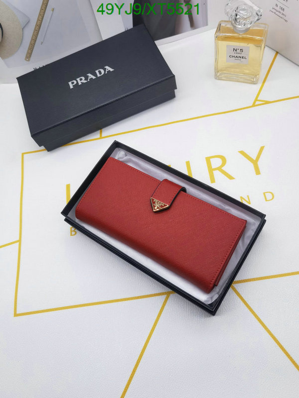 Prada Bag-(4A)-Wallet- Code: XT5521 $: 49USD