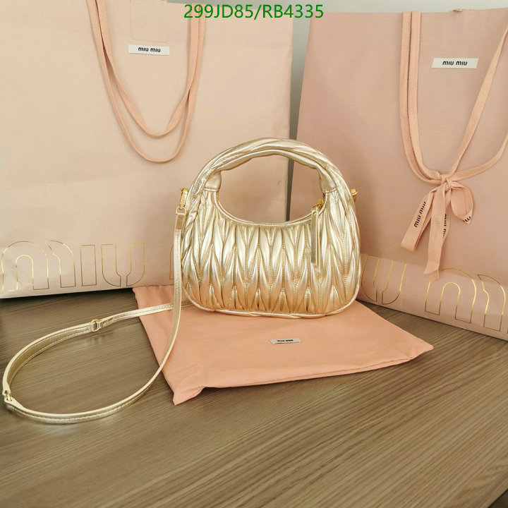 Miu Miu Bag-(Mirror)-Handbag- Code: RB4335 $: 299USD