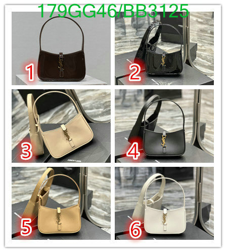 YSL Bag-(Mirror)-Handbag- Code: BB3125 $: 179USD