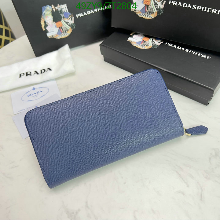 Prada Bag-(4A)-Wallet- Code: ZT2804 $: 49USD