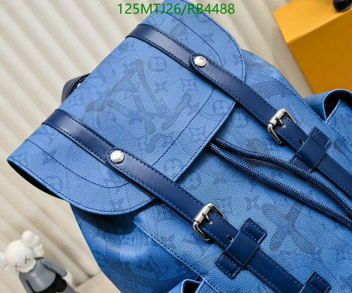 LV Bag-(4A)-Backpack- Code: RB4488 $: 125USD
