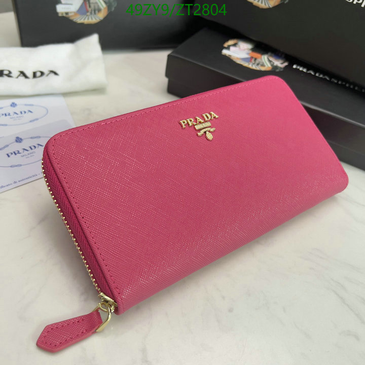 Prada Bag-(4A)-Wallet- Code: ZT2804 $: 49USD