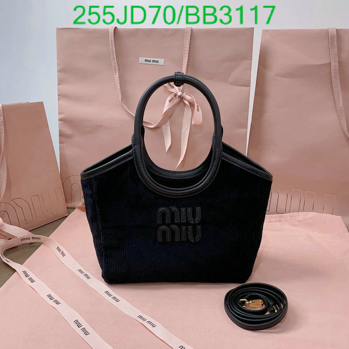 Miu Miu Bag-(Mirror)-Handbag- Code: BB4117 $: 255USD