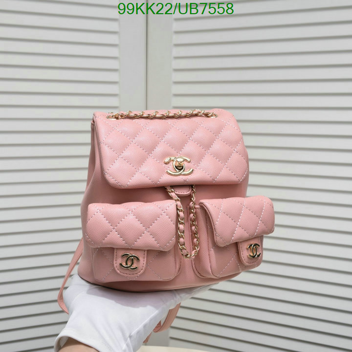 Chanel Bag-(4A)-Backpack- Code: UB7558 $: 99USD