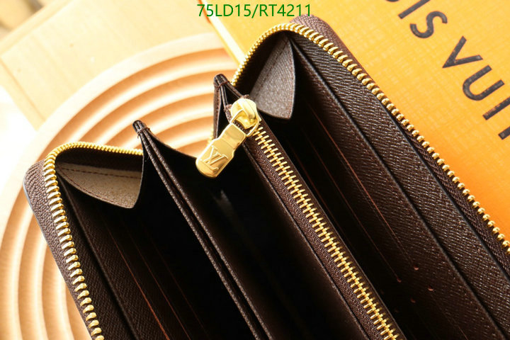LV Bag-(Mirror)-Wallet- Code: RT4211 $: 75USD