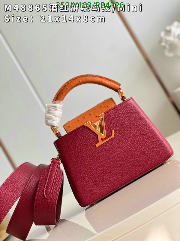 LV Bag-(Mirror)-Handbag- Code: RB4326