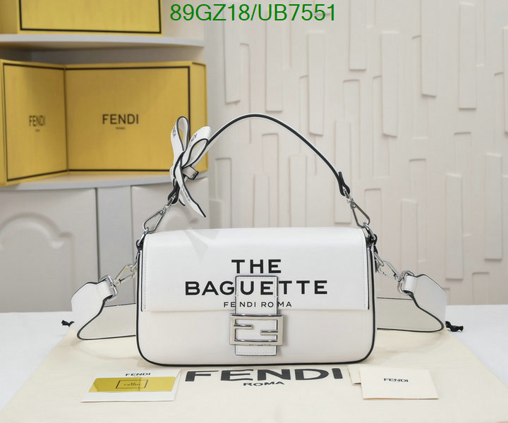 Fendi Bag-(4A)-Baguette- Code: UB7551 $: 89USD