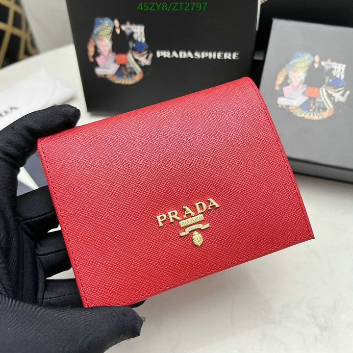 Prada Bag-(4A)-Wallet- Code: ZT2797 $: 45USD