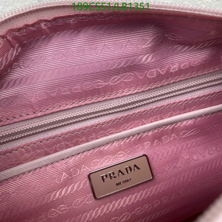 Prada Bag-(Mirror)-Diagonal- Code: LB1351 $: 189USD