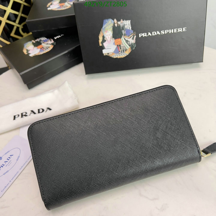 Prada Bag-(4A)-Wallet- Code: ZT2805 $: 49USD