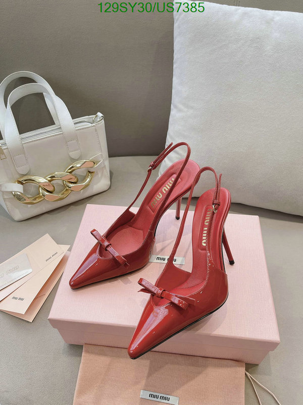 Women Shoes-Miu Miu Code: US7385 $: 129USD