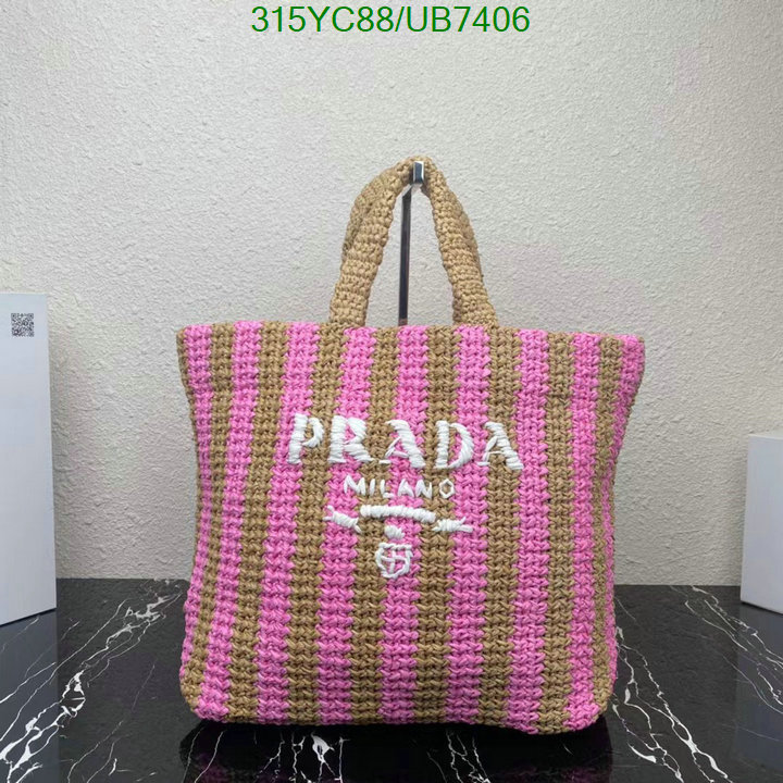 Prada Bag-(Mirror)-Handbag- Code: UB7406 $: 315USD